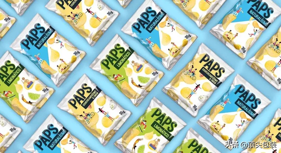 有创意的薯片包装,薯片包装风格