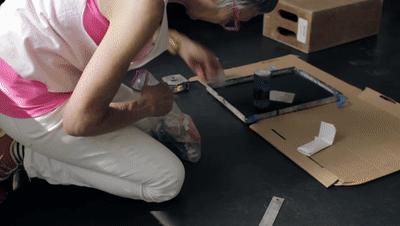 老奶奶绘画出神入化,老奶奶画渐变画