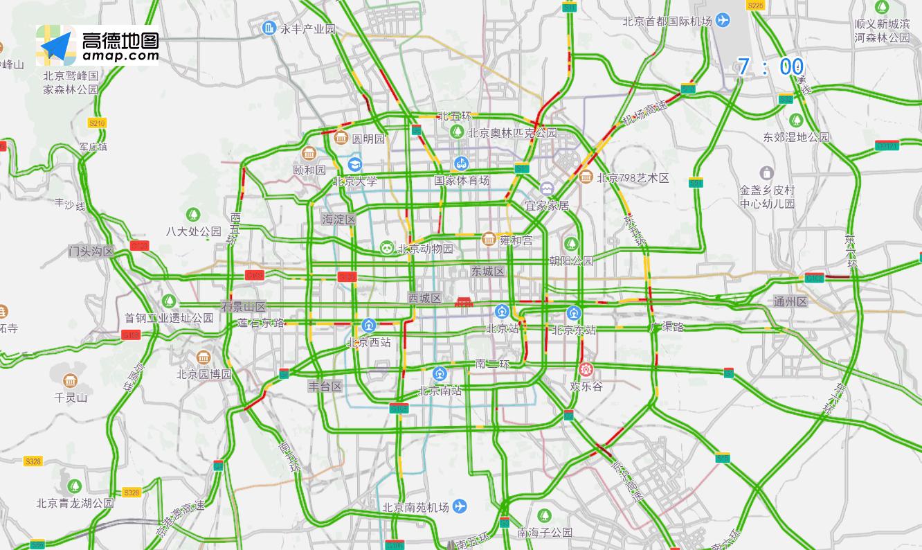 今日交通出行路况,下周交通预测预报及出行提示