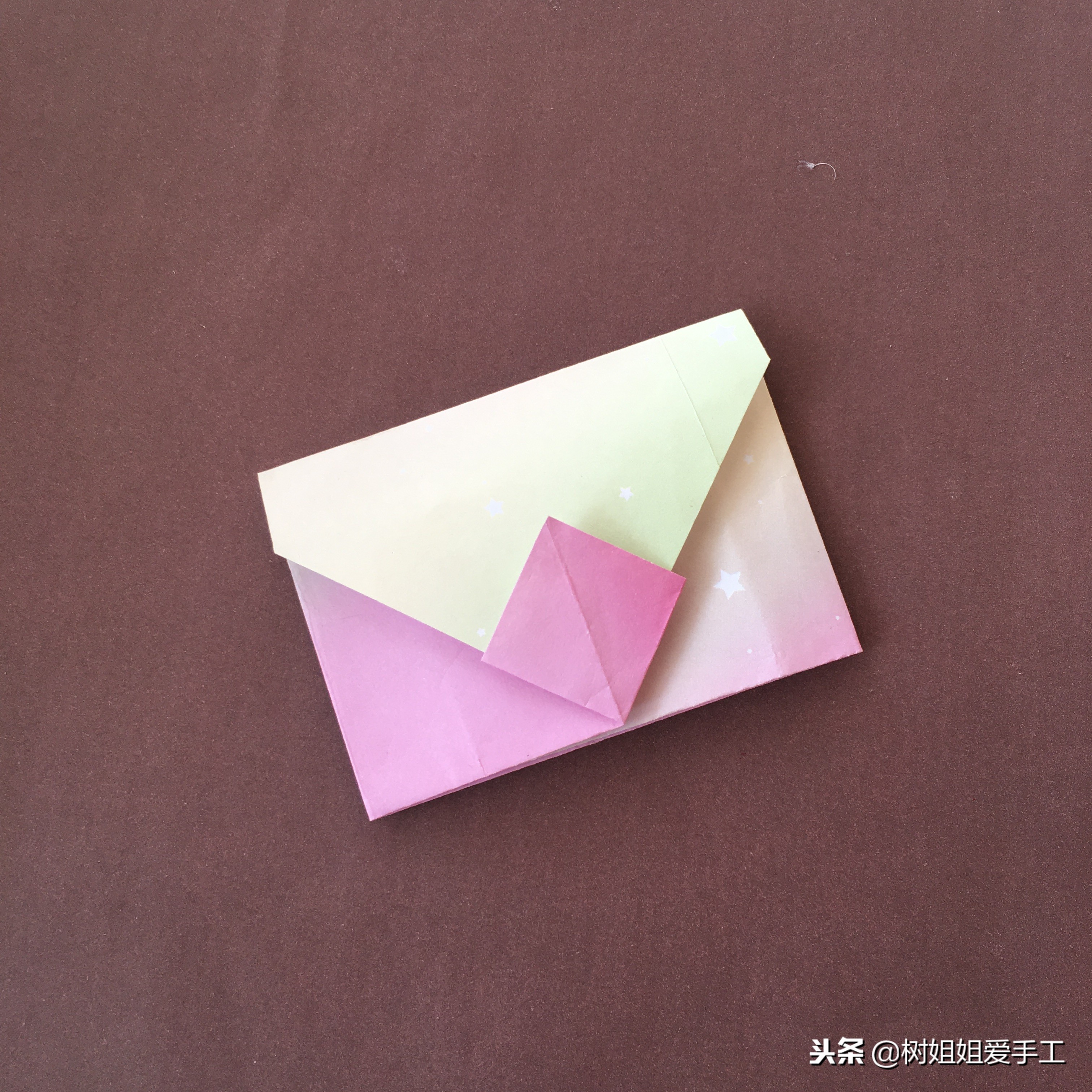 超可爱信封折纸教程,折纸信封折法简单又漂亮