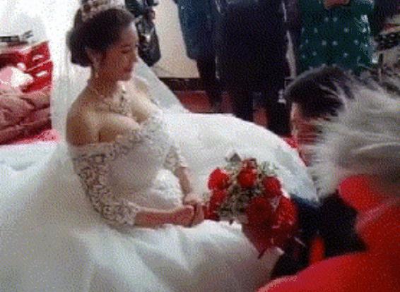 这一定是个好姑娘，新郎你有福了，羡慕啊羡慕