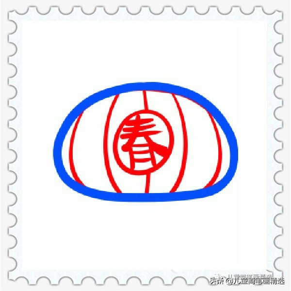 简笔画灯笼的画法,画灯笼简笔画的教程