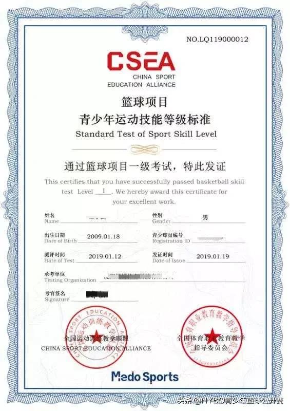 运动技能等级标准,青少年田径运动技能等级标准