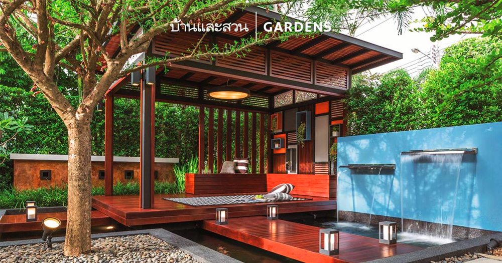 庭院景观亭子布局,10个带有凉亭的庭院设计实景图