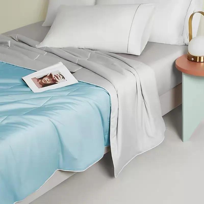 夏天盖这床抑菌又清凉软糯的大豆空调被，边睡边美容，舒服