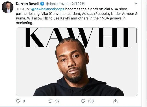 各nba球员与运动品牌签约,nba近年来篮球发展的趋势