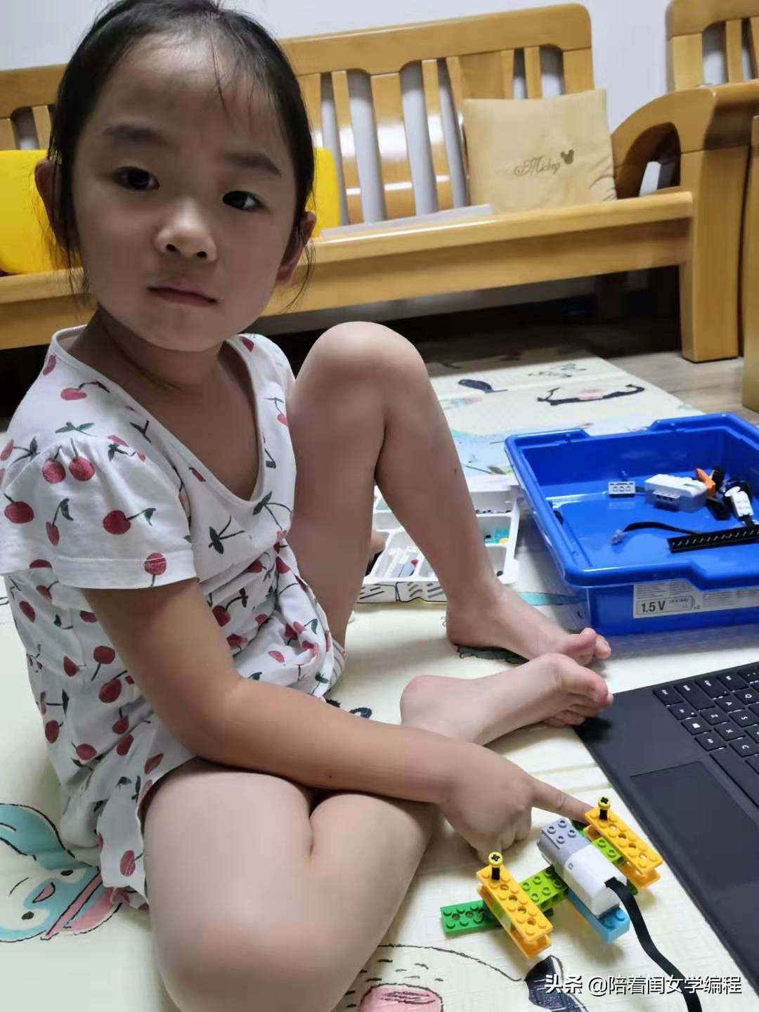 陪女儿玩的积木,陪娃一起玩乐高