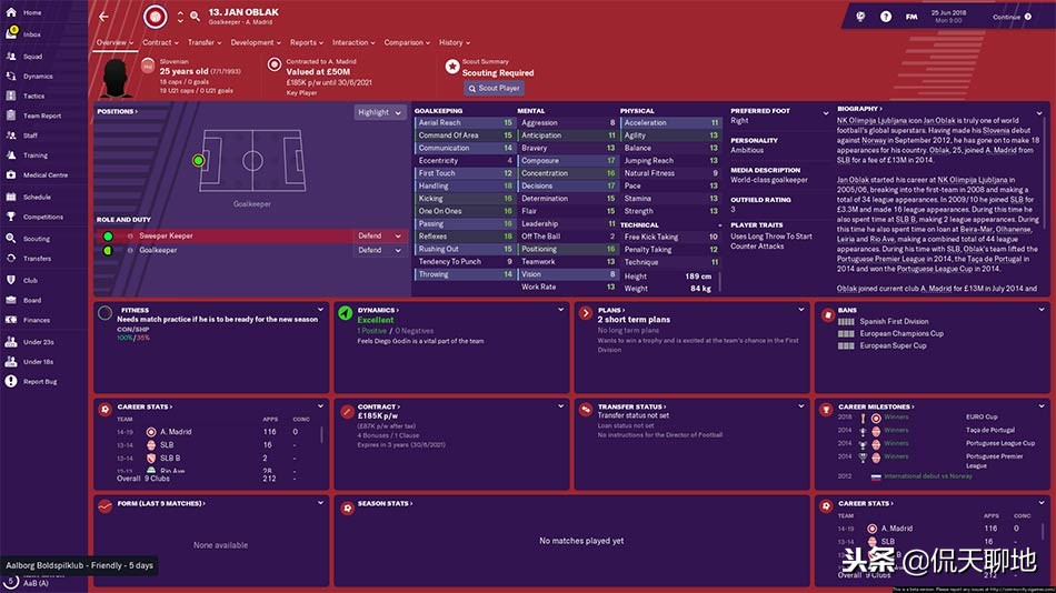 布冯之后最佳门将排名,fm19足球总监