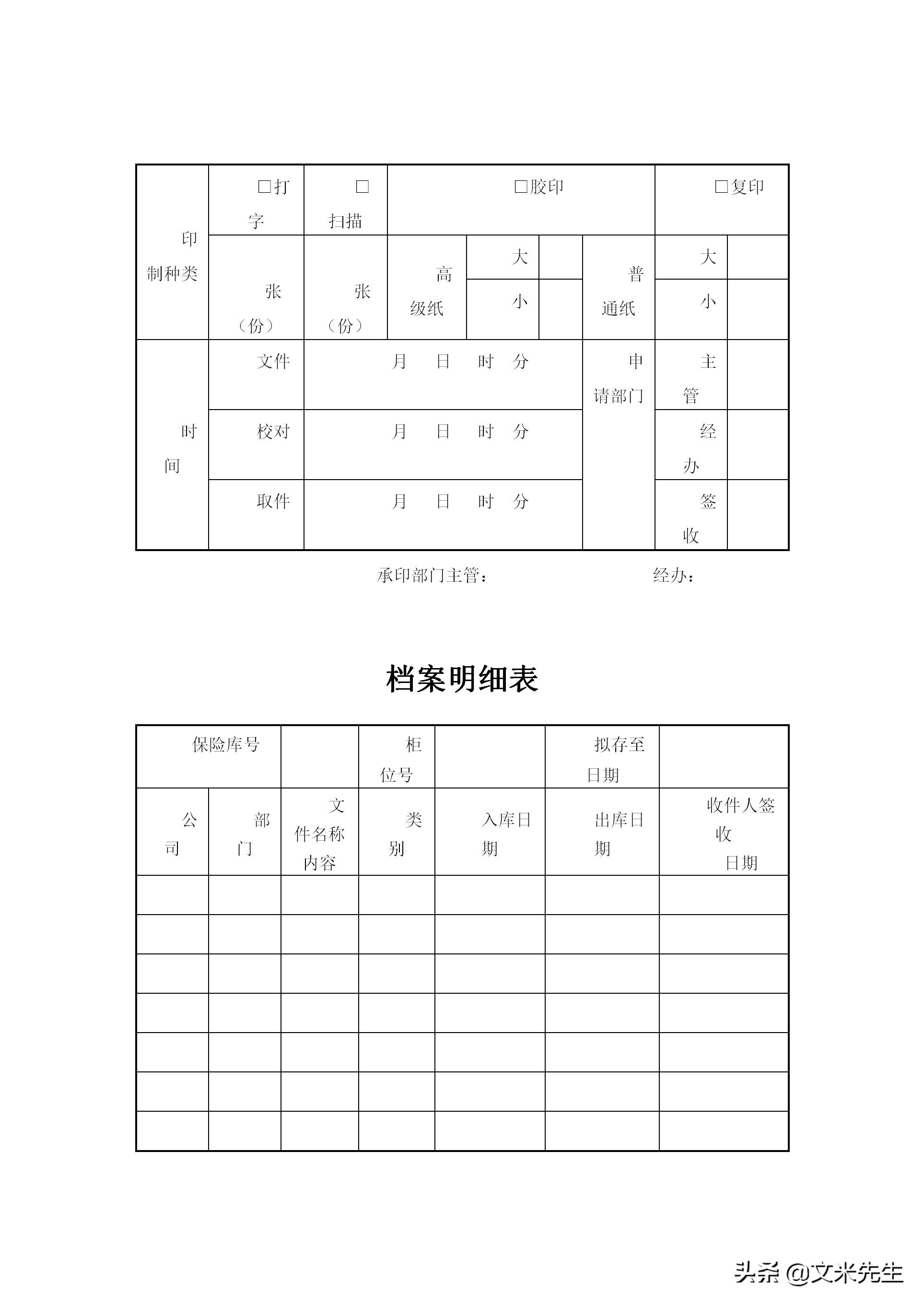 行政管理常用表格有哪些,行政管理制度表格流程规范大全图
