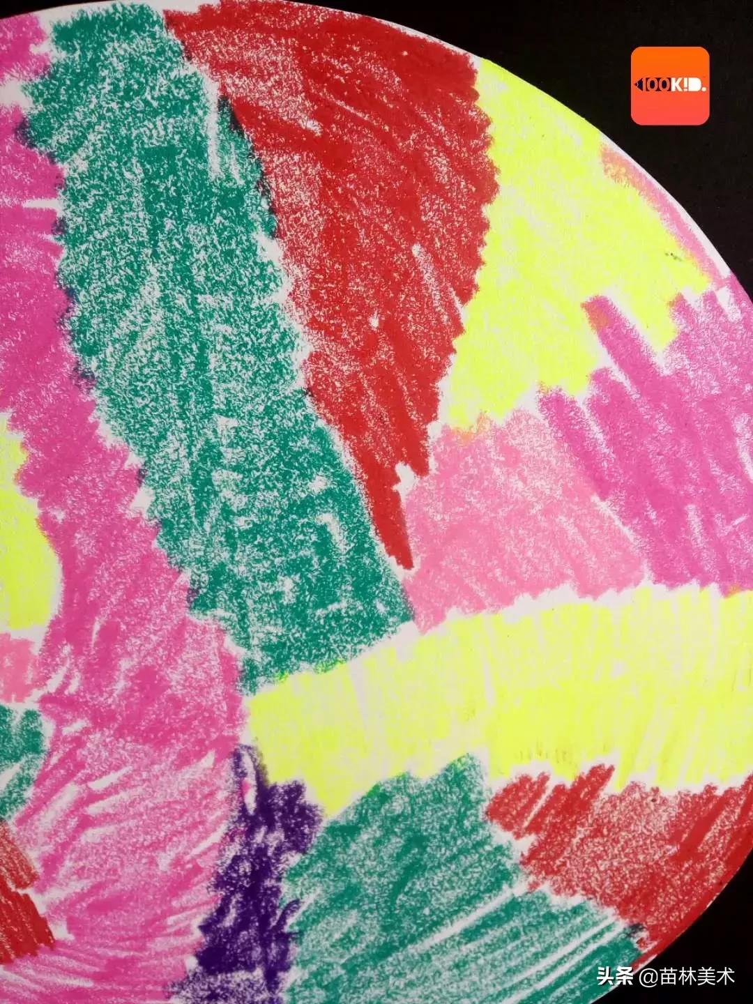 油画棒流星教程简单,油画棒星空鹿教程