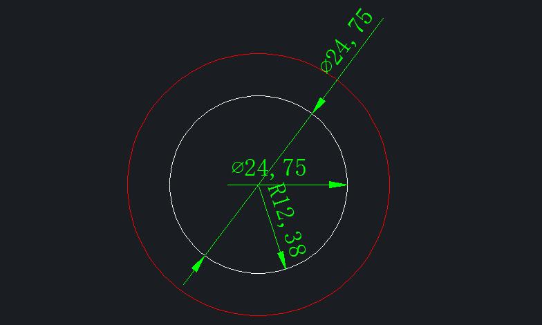 cad直径标注有十字架怎么除掉,cad直径标注怎么设置折弯