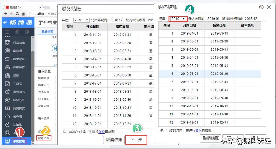 畅捷通t系列建账流程,畅捷通如何开账