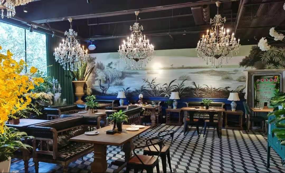 泰国花园式餐厅,绝美花园泰国餐厅
