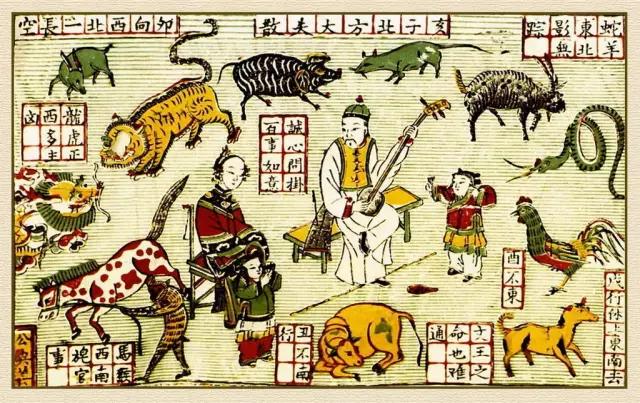 古画里除夕的传说与习俗，好看