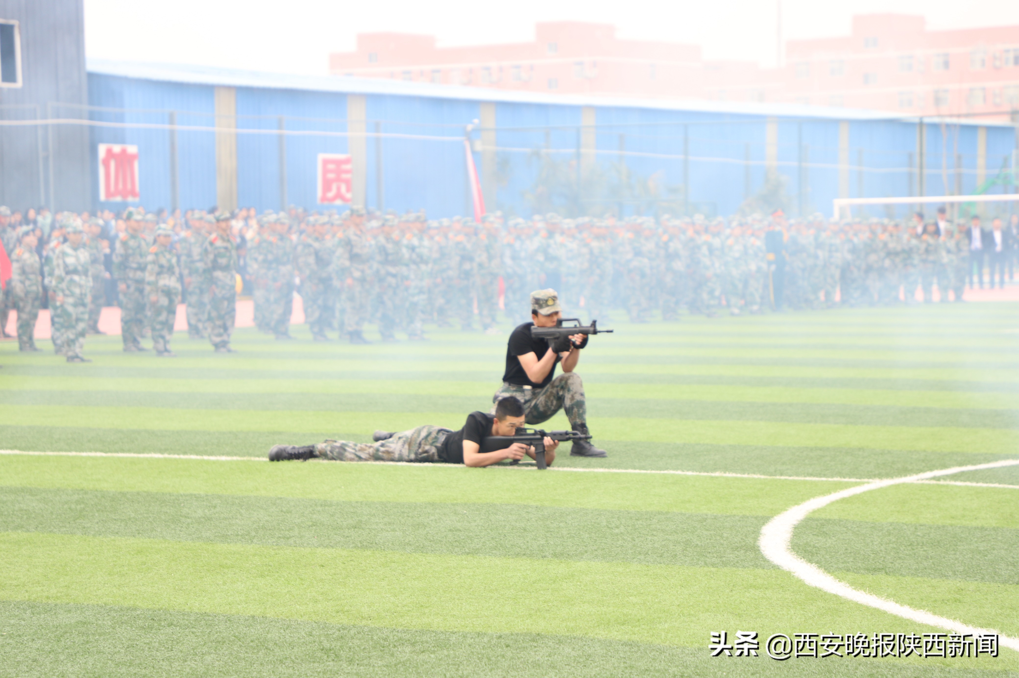 西安轨道交通学校2017军训视频,西安铁道技师学院军训视频
