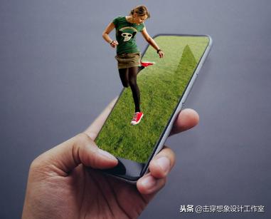 PS合成出立体感超强的手机海报