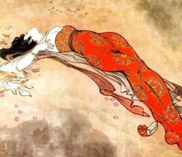 日本人心中的大唐女神：含雨梨花一枝，伤心见月色