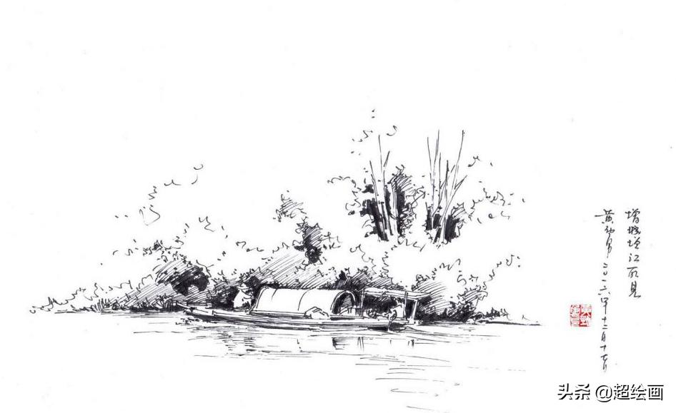 十大顶级钢笔画速写,钢笔速写100幅图片