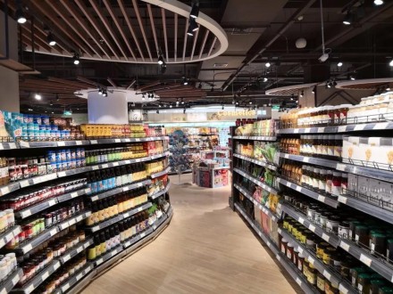 水果精品柜超市陈列图片,精品超市啤酒陈列