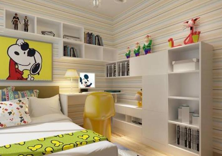 适合10岁儿童房墙绘,适合孩子屋里的墙绘