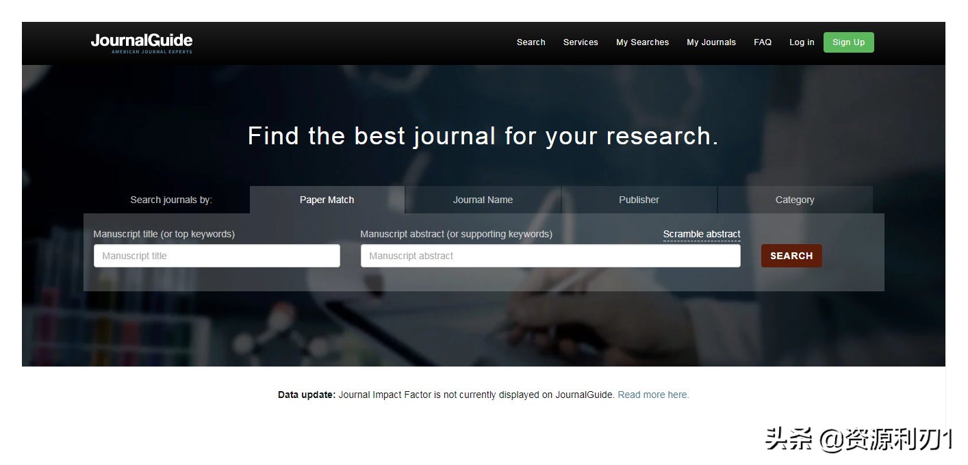 如何查找sci论文投稿网站,sci投稿选刊神器