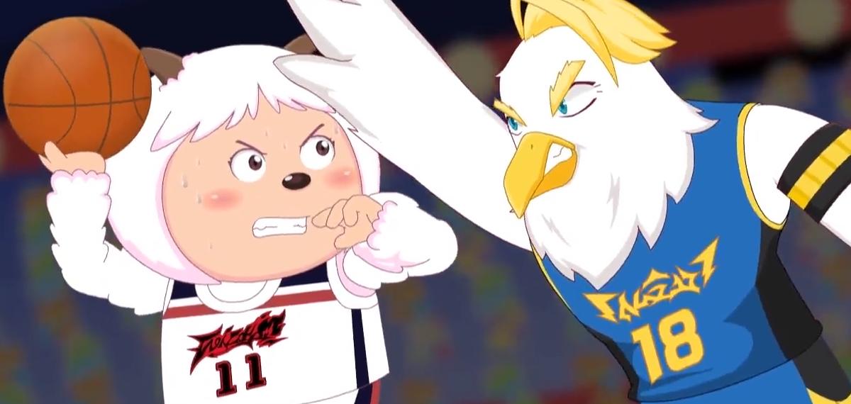 喜羊羊与灰太狼篮球年度十佳进球,喜羊羊五佳球队