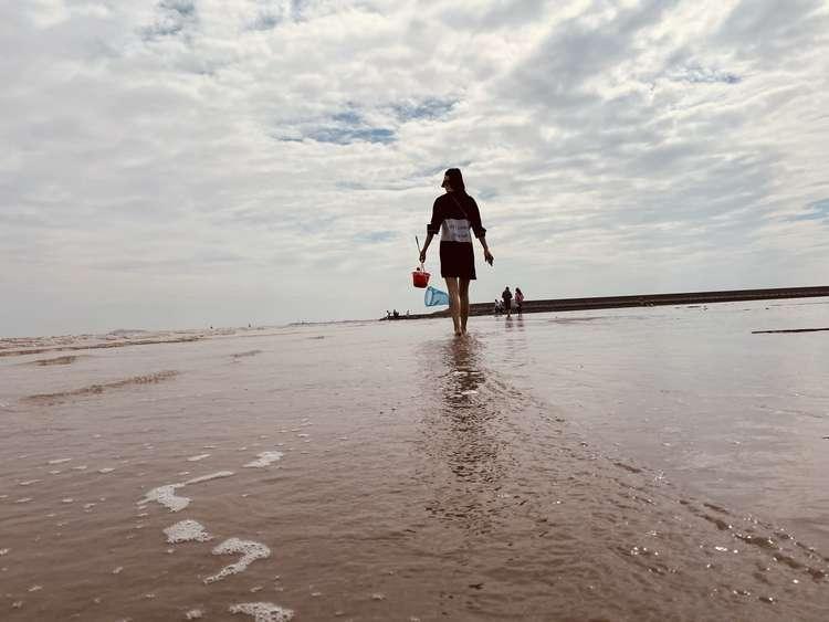 上海沙滩景区,上海奉贤海湾沙滩