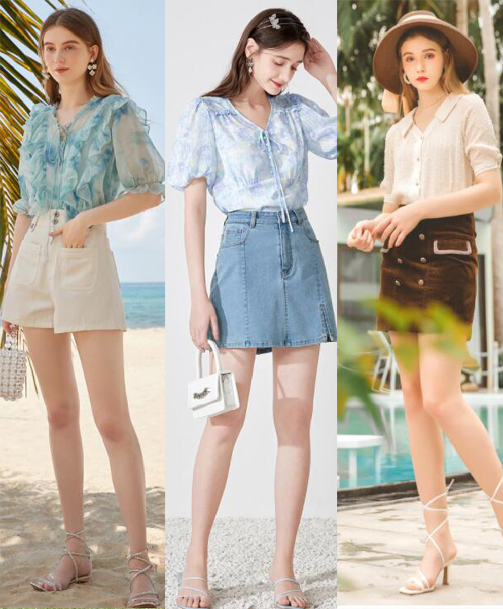 雪纺衫穿搭技巧夏季时尚,搭配时尚轻盈的雪纺衫超赞
