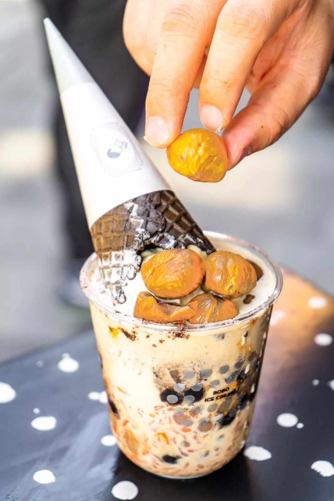 榴莲糯心雪糕,榴莲即食雪糕糯米糍