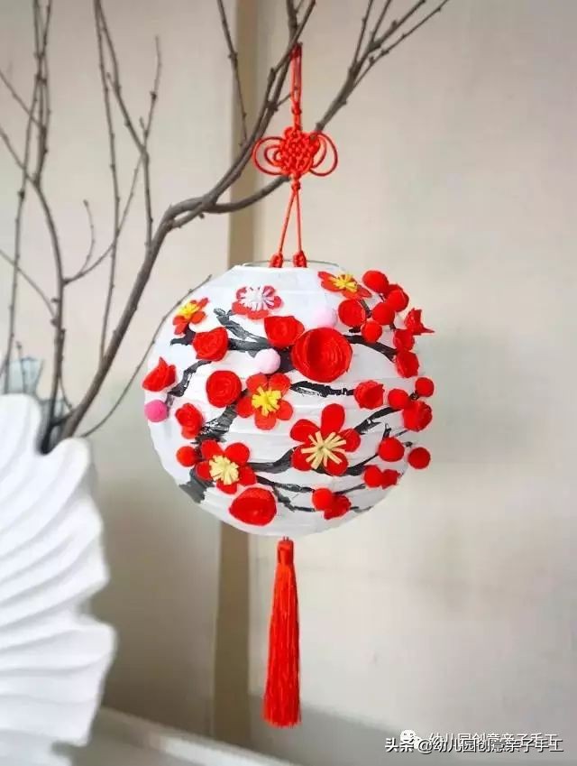 有创意的纸质手工新年氛围,新年创意手工增添年味