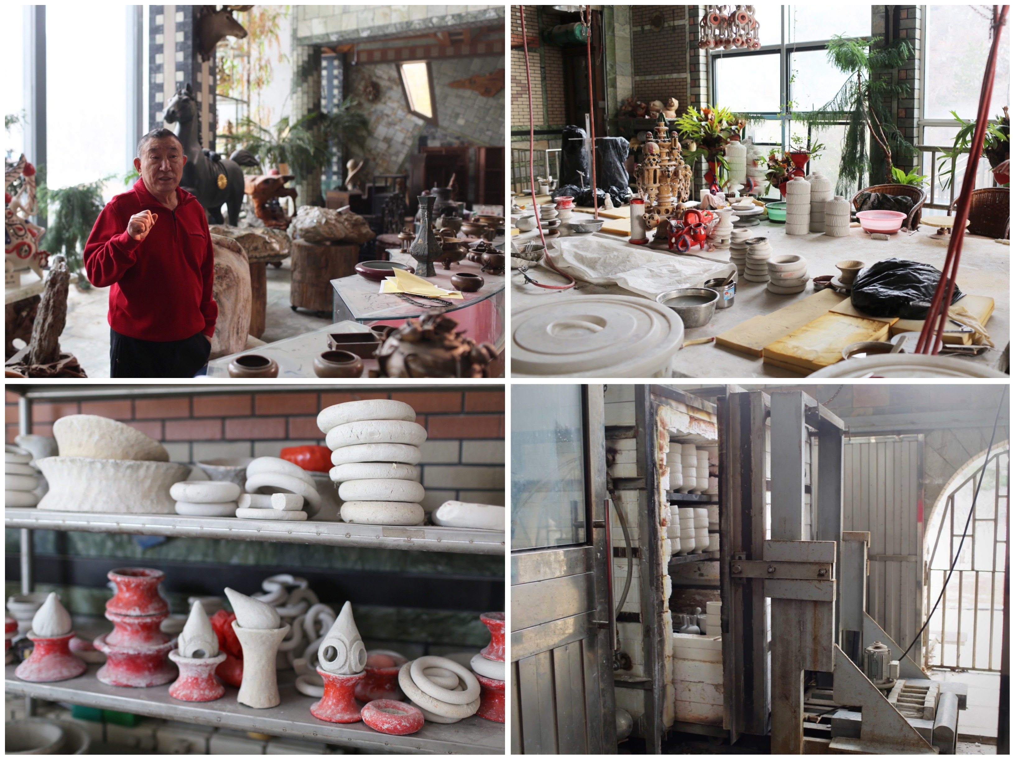 大连工业大学艺术设计学院研究生,大连邢良坤陶艺馆