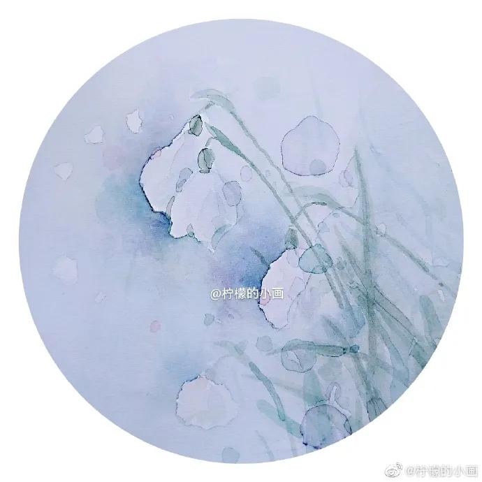 分享一组好看的小清新水彩插画,不来看看简单水彩小插画的教程吗