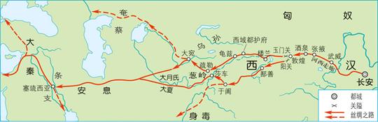 从先秦到隋唐的重点,从古代丝绸之路谈茶文化