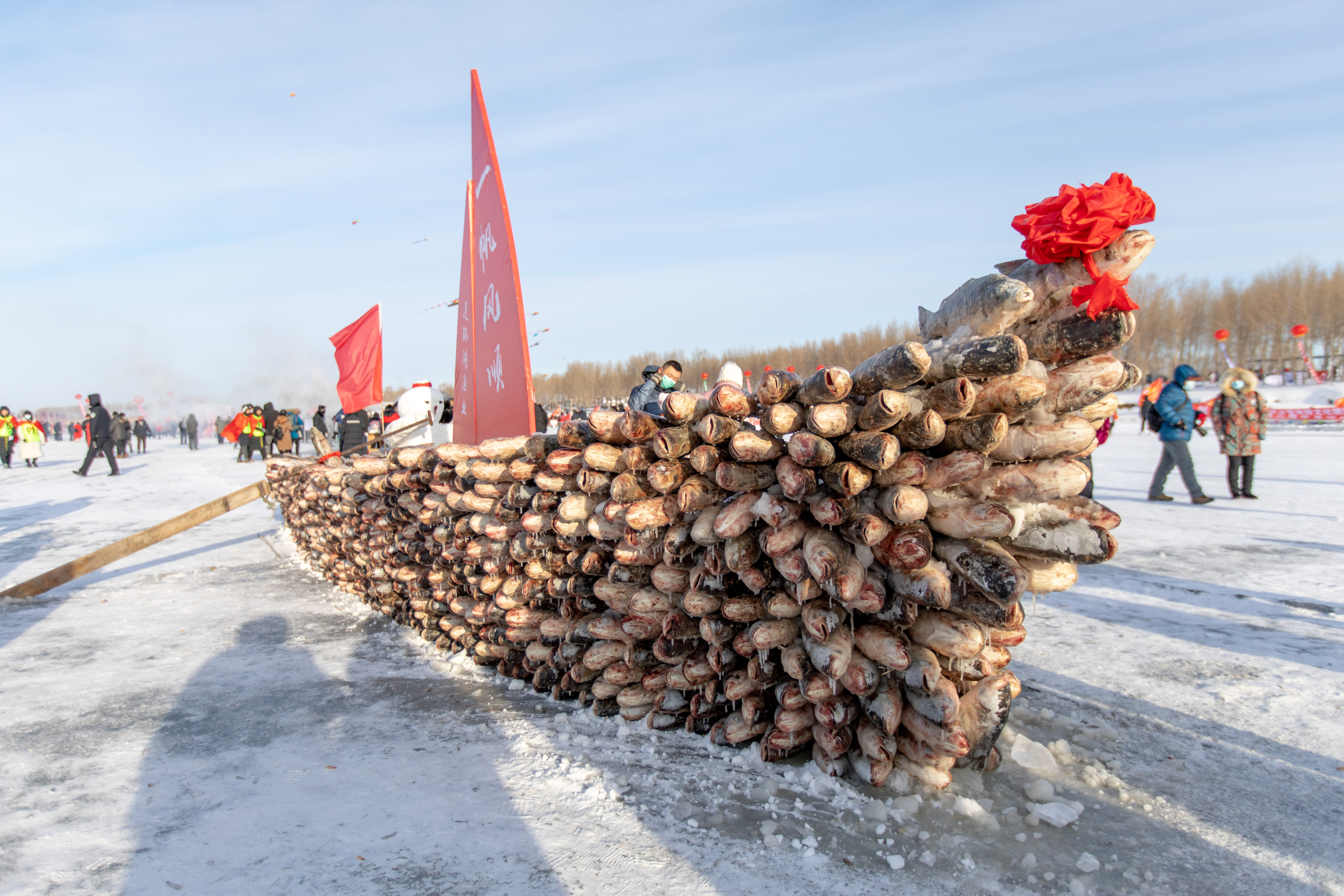 巴音温都尔冬季冰雪游玩,杜尔伯特蒙古草原风情