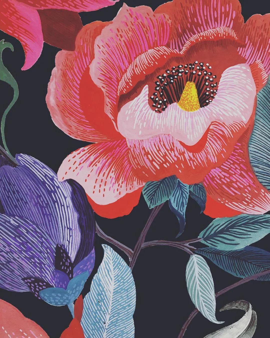 水彩渲染画建筑效果图,水彩平涂画