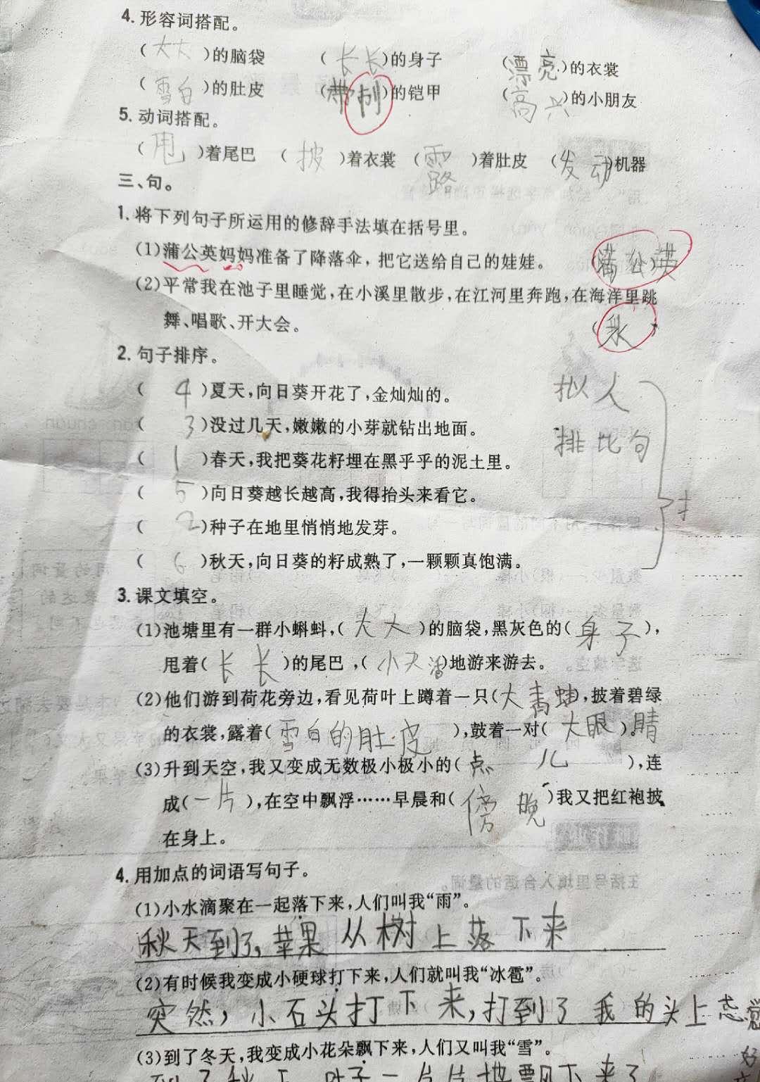 二年级小学生测试题,小学生题目测试你能做对吗