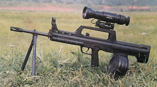 美国m249和中国八八式通用机枪,中国有多少81式步枪