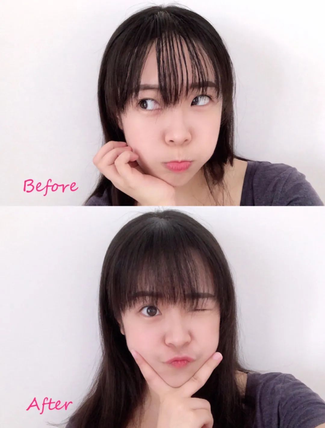 鞠婧祎怎么用发型来掩盖自己脸型,鞠婧祎头发细软塌适不适合