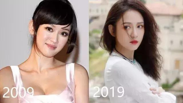 周迅陈数董洁哪个更年轻,董洁年轻和老了照片对比