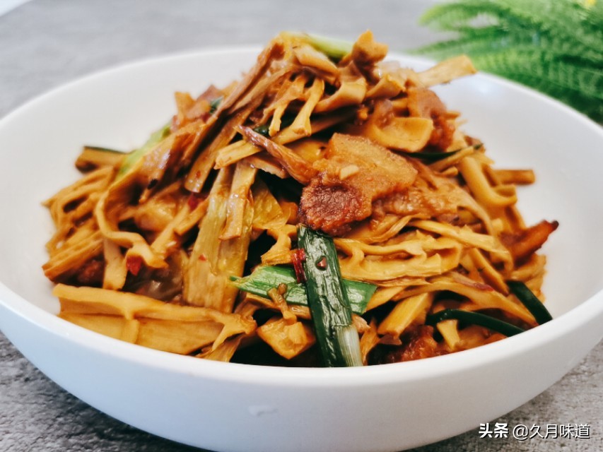 干竹笋烧肉怎么烧才能最好吃,干竹笋烧肉真香