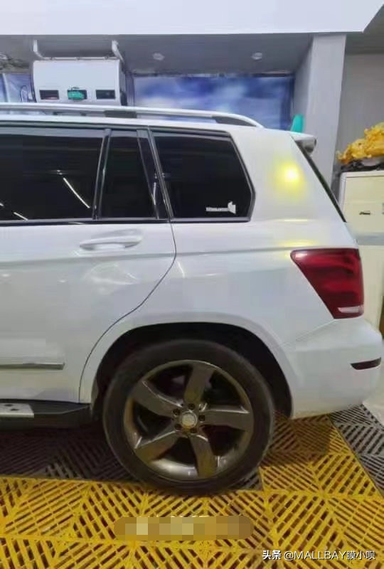 奔驰glk300改色双拼,奔驰glk300最美改色