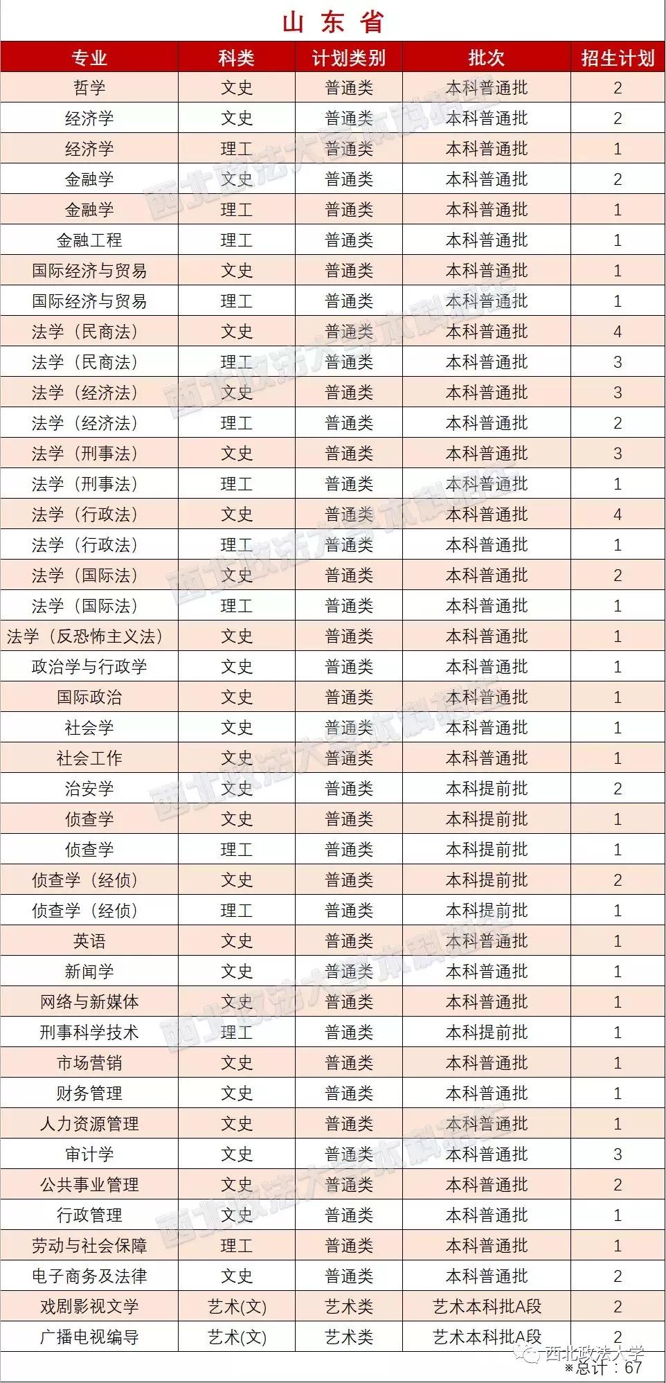 西北政法大学一志愿拟录取名单,西北政法大学2021年高考选科