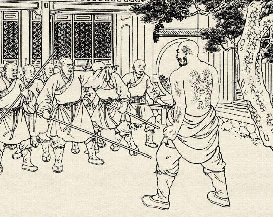 鲁智深火烧瓦罐寺连环画彩图,水浒连环画鲁智深正版封面图片