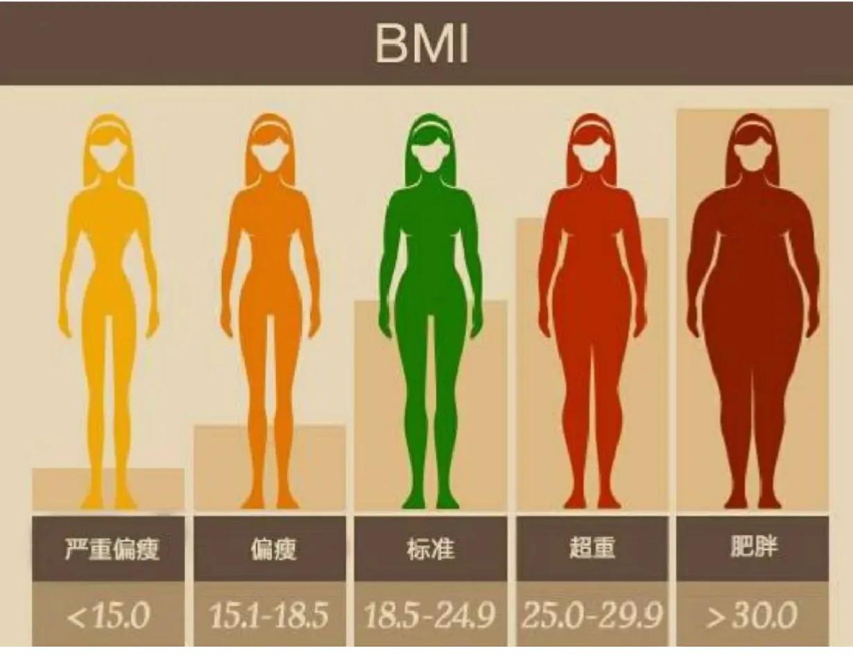 世卫肥胖指数bmi对照表,世界卫生策划给出的10条健康标准