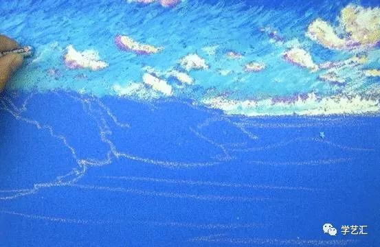 重彩油画棒教程简单,油画棒超美超简单