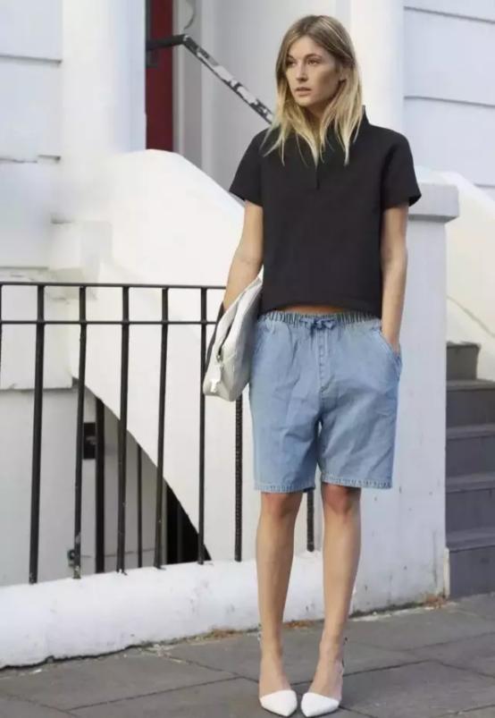 今年潮流短裤,今年牛仔短裤流行色