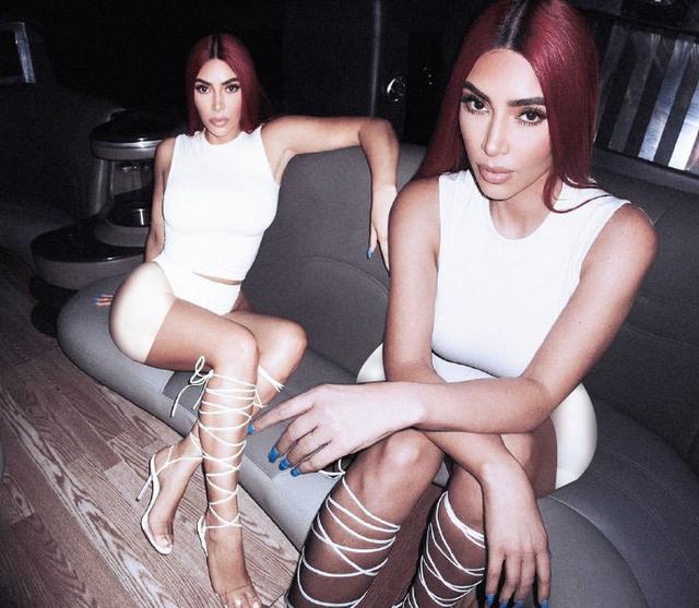 金卡戴珊塑形衣市场,金卡戴珊穿一身香槟色真高级