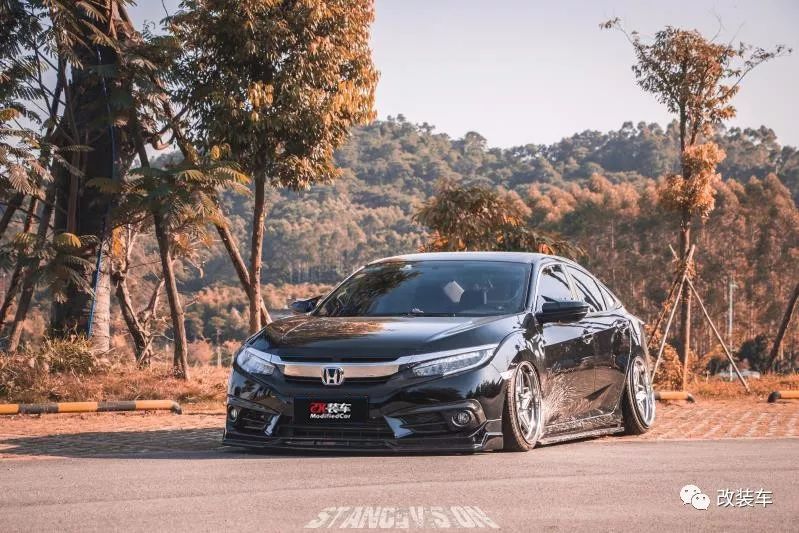 潮汕思域改气动避震,潮汕二手改装思域