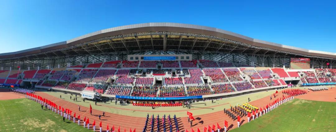 高清大图！震撼来袭！金普新区第三届全*运民**动会开幕式，精彩