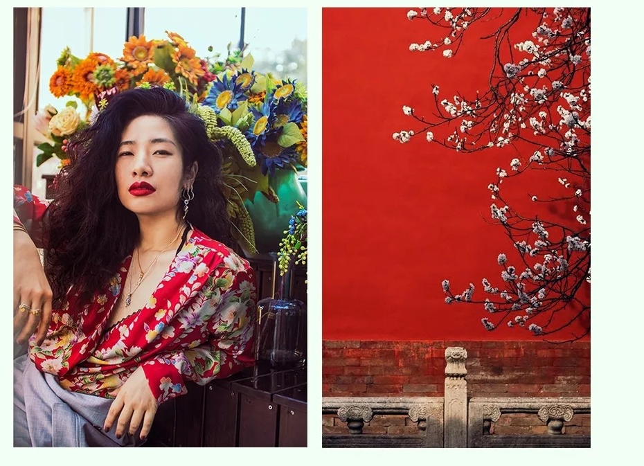 新中式红色日常穿搭,拒绝俗套的穿搭